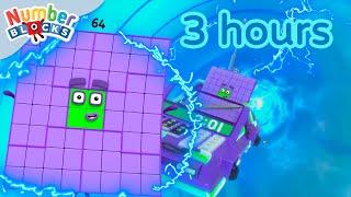 Colourful Maths  3 hours of Numberblocks full episodes  Maths for Kids  Learn to Count