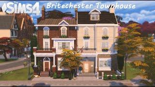 Britechester Townhouse  New Kits GIVEAWAY noCC THE SIMS 4  Stop Motion