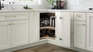 Super Lazy Susan Cabinet with Wood Shelf