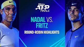 Nadal vs Fritz  Nitto ATP Finals Highlights