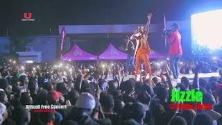 Jizzle VS Uchee FULL PERFORMANCE  @AFRICELL YOUSSOU NDORE  FREE CONCERT