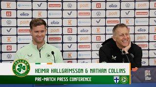 PRE-MATCH PRESS CONFERENCE  Heimir Hallgrímsson & Nathan Collins  Finland v Ireland