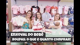 Enxoval Roupas do bebê - o que e quanto comprar  TRIO Materno