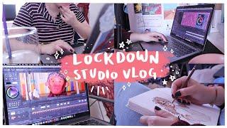 Studio Vlog In Lockdown  Uni deadlines final film staying sane?