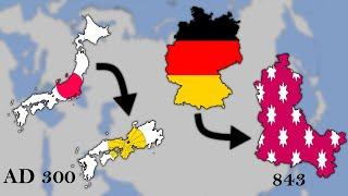 The Countries of Eurasia at their Oldest Extent