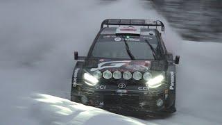 Best of WRC Rally Sweden 2024 - INSANE SPEEDS ON SNOW