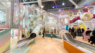 PLAYTOPIA Terbesar di Gandaria City ‼️Ada Air Coaster Wall Climbing Trampoline dan Area Pasir 