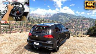 600HP Volkswagen Golf R  Forza Horizon 5  Logitech g29 gameplay