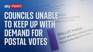 General Election 2024 Councils unable to keep up with surge in demand for postal votes