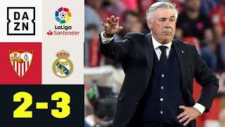 Ancelotti „jokert“ sich zum Sieg im Spitzenspiel Sevilla - Real Madrid 23  LaLiga  DAZN