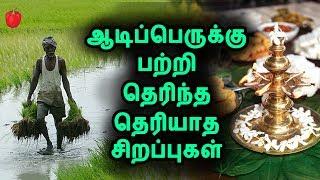 What does Audi mean to people? Why are we celebrating? Importance of Aadiperukku  kudamilagai