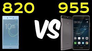 Snapdragon 820 vs Kirin 955  Sony Xperia XZs vs Huawei P9 Plus  4K