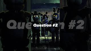 Fnaf Quiz Part 1