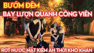 Bướm đêm bay lượn quanh công viên rớt nước mắt kiếm ăn thời buổi Sài Gòn khó khăn  Sài Gòn Vlog