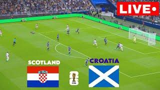 LIVE Scotland vs Croatia  UEFA Nations League A 2026  Match Live Today