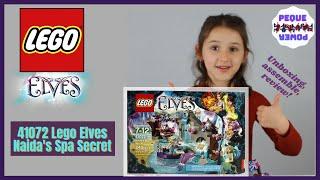 LEGO Elves Naidas Spa Secret. Unboxing build Review  #41072