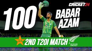 Babar Azams Fastest 100*  Pakistan vs New Zealand  2nd T20I 2024  Cricket 24 Gameplay