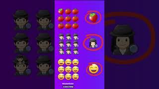  Identical Emojis Challenge Find Matches #VisualGame #EmojiMatching’’