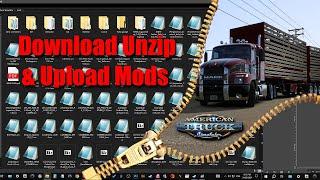 How To Upload & Unzip Mods To American Truck Simulator