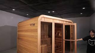 Smartmak Outdoor Square Sauna Room