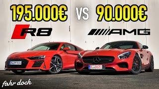 ALT oder NEU? Mercedes AMG GTS gebraucht vs AUDI R8 RWD NEU  DUELL der Performance-Sportwagen