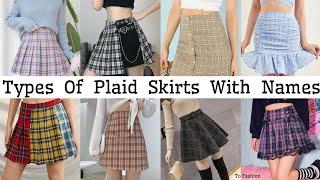 Types Of Plaid Skirts With NamesTrendy Plaid SkirtsKorean Plaid Skirt Aesthetic OutfitTo Fashion