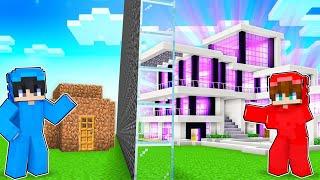 Tofi vs Moni vs Lia EN PAHALI Minecraft VİLLA Evi Yapı Kapışması