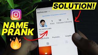 How to Change Instagram Name before 14 days  Instagram Name Change Prank 2020