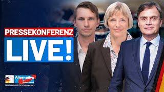 LIVE Pressekonferenz der AfD-Fraktion - Diese Woche im Bundestag