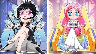 Anna vs Lisa - Black vs Pink Princess Story  Ppg x Rrb Gacha Life  Gacha Club Animation