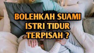 Manfaat suami istri tidur terpisah