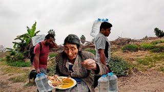 Volvimos TIA JUSTINA llevamos AGUA Y COCINAMOS una RICA PARIHUELA DEL PEZ DE LAS PROFUNDIDADES