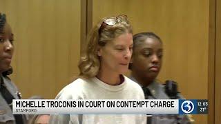 VIDEO Troconis  arraignmed on contempt charge