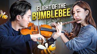Violin VS Flute Flight of the Bumblebee  ft. Ray Chen