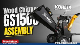 MechMaxx Wood Chipper GS1500 KOHLER Assembly Video