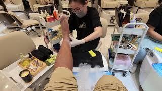 WIFE TAKES ME TO THE NAIL SALON FOR THE 1ST TIME 