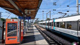 Paris Metro Ride RER B train