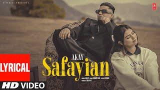 SAFAYIAN Full Video With Lyrics  A Kay  Latest Punjabi Songs 2024  T-Series