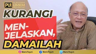 KURANGI MENJELASKAN  DAMAILAH - MARIO TEGUH SUCCESS WEBINAR #video #podcast #marioteguh #motivasi