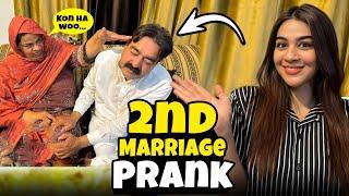 2nd marriage prank on mama🫣papa ko bohat mushkil say manaya🫨 Dr.Kanza