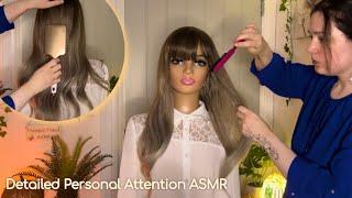 ASMR Perfectionist Fixing & Styling  Hair Brushing Shirt Adjusting Face Cleaning & Lip Balm