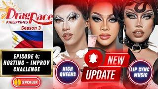 Drag Race Philippines Season 3  Episode 4  Hosting - Improv Challenge UPDATE