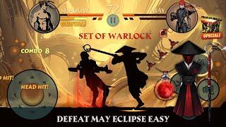 Shadow Fight 2  WARLOCK SET VS MAY ECLIPSE MODE  Android - GamePlay