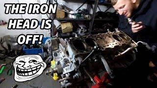 REMOVING THE HEAD ON THE 2JZ 600HP 2JZ SWAPPED 240SX S14 PT.16