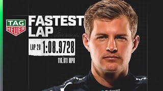 Marcus Ericsson lays down FASTEST lap at Laguna Seca  Tag Heuer Fastest Lap  INDYCAR