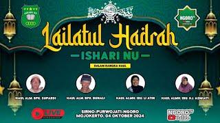 LIVE LAILATUL HADRAH ISHARI NU NGORO