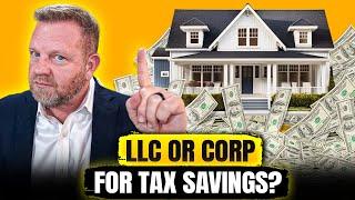 LLC Or Corporation For Tax Savings On Rental Income?