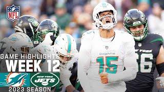 Miami Dolphins vs. New York Jets  2023 Week 12 Game Highlights