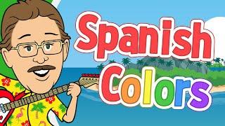 The Colors in Spanish  Jack Hartmann Colors Song  Colores  Spanish and English Colors