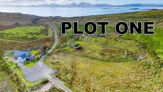 PLOT 1 FOR SALE near Sween Castle and Kilmory Beach Argyll Scotland